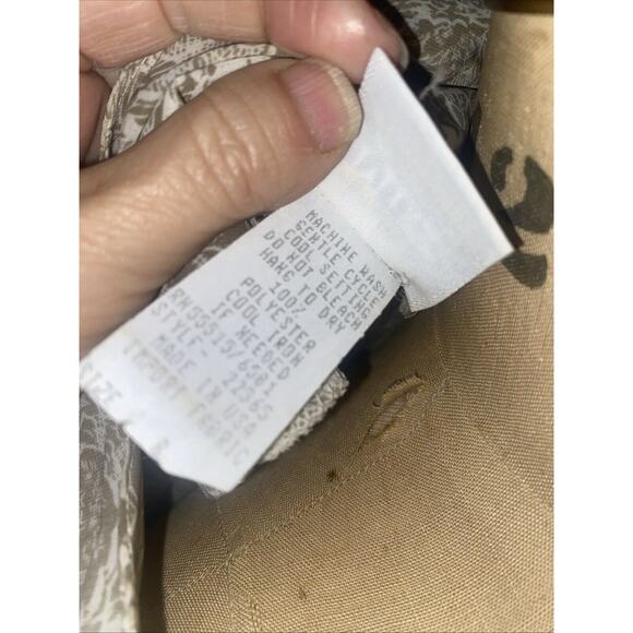 Vintage 80s Miss Oops California 2 Piece Dress Set Skirt Blouse Floral USA Med - Picture 10 of 10